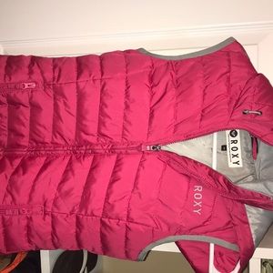 NWOT ROXY Pink Vest XS